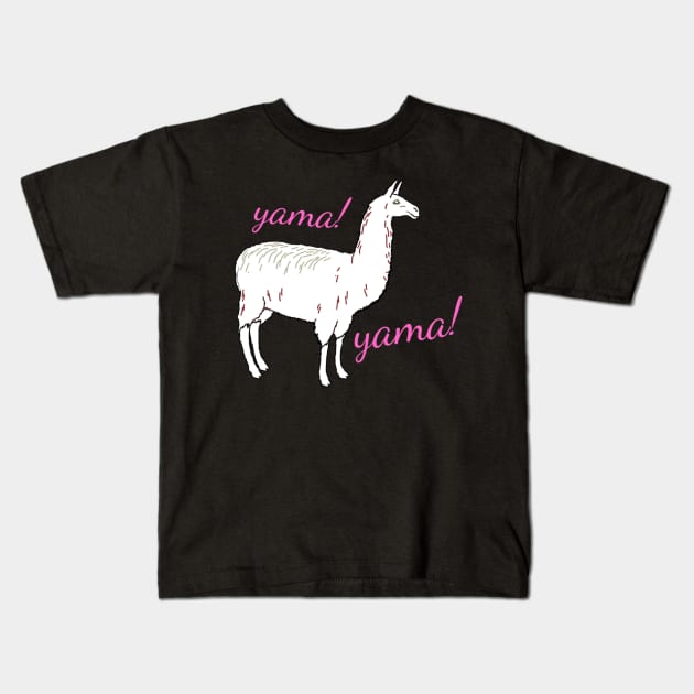 Yama! Kids T-Shirt by authorsmshade